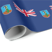 Vlag van Montserrat Cadeaupapier (Rol Hoek)
