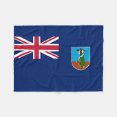 Vlag van Montserrat Fleece Deken (Voorkant (Horizontaal))