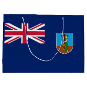 Vlag van Montserrat Groot Cadeauzakje (Achterkant)