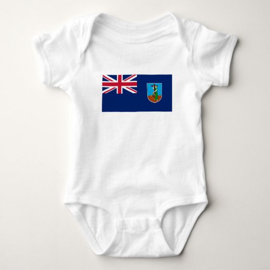 Vlag van Montserrat Romper (Voorkant)