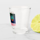 Vlag van Montserrat Shot Glas (Rechts)