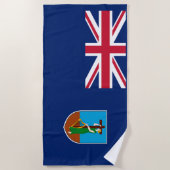 Vlag van Montserrat Strandlaken (Voorkant)