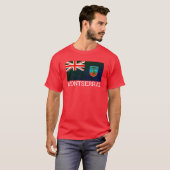 Vlag van Montserrat T-Shirt (Voorkant volledig)