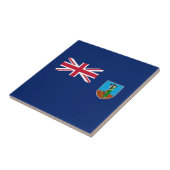 Vlag van Montserrat Tegeltje (Zijkant)