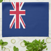 Vlag van Montserrat Theedoek (Gevouwen)