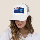 Vlag van Montserrat Trucker Pet (In situ)