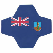 Vlag van Montserrat Voetbal (Enkel)