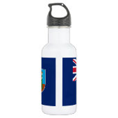 Vlag van Montserrat Waterfles (Achterkant)