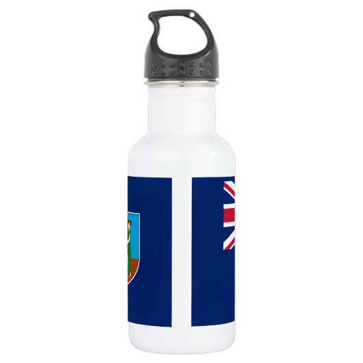 Vlag van Montserrat Waterfles (Achterkant)