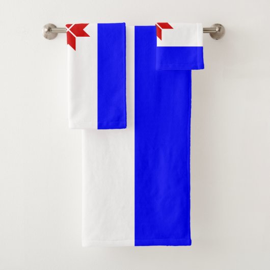 Vlag van Mordovië Bad Handdoek (Insitu)