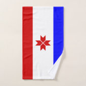 Vlag van Mordovië Bad Handdoek (Handdoek)