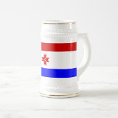 Vlag van Mordovië Bierpul (Voorkant rechts)