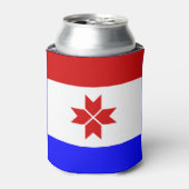 Vlag van Mordovië Blikjeskoeler (Blikje Voorkant)