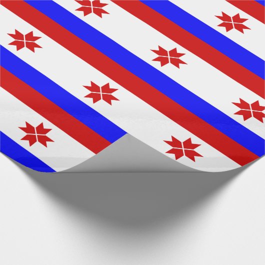 Vlag van Mordovië Cadeaupapier (Hoek)