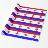 Vlag van Mordovië Cadeaupapier (Uitgerold)