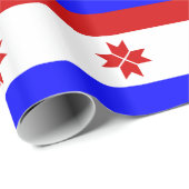 Vlag van Mordovië Cadeaupapier (Rol Hoek)