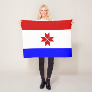 Vlag van Mordovië Fleece Deken
