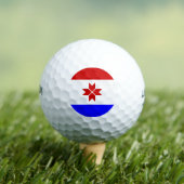 Vlag van Mordovië Golfballen (Insitu Shirt)