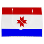 Vlag van Mordovië Groot Cadeauzakje (Voorkant)