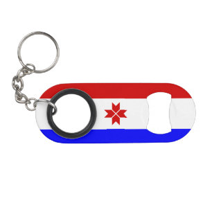 Vlag van Mordovië Mini Flessenopener