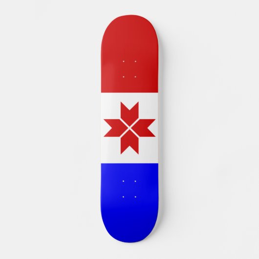 Vlag van Mordovië Persoonlijk Skateboard (Voorkant)