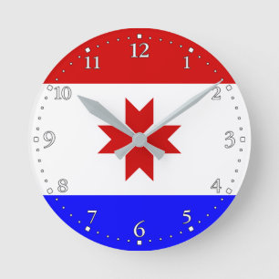 Vlag van Mordovië Ronde Klok