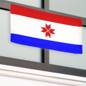 Vlag van Mordovië Spandoek (Buitenkant Gebouw)