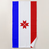 Vlag van Mordovië Strandlaken (Voorkant)