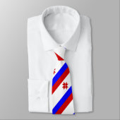 Vlag van Mordovië Stropdas (Gebonden)