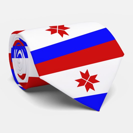 Vlag van Mordovië Stropdas (Opgerold)