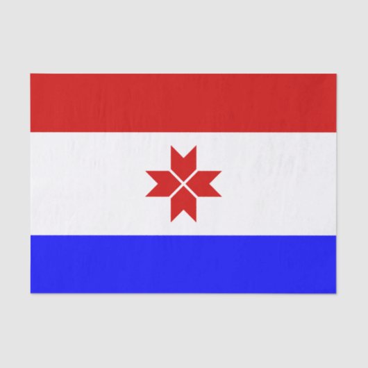 Vlag van Mordovië Tissuepapier (Voorkant)
