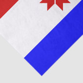 Vlag van Mordovië Tissuepapier (Detail)