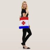 Vlag van Mordovië Tote Bag (Op model)