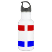 Vlag van Mordovië Waterfles (Achterkant)