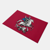 Vlag van Moskou (Russische hoofdstad) Deurmat (Schuin)