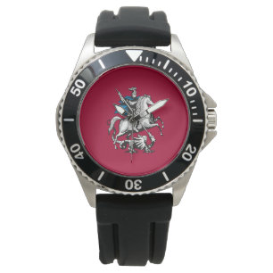 Vlag van Moskou (Russische hoofdstad) Horloge