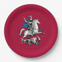 Vlag van Moskou (Russische hoofdstad) Papieren Bordje