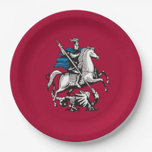 Vlag van Moskou (Russische hoofdstad) Papieren Bordje