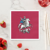 Vlag van Moskou (Russische hoofdstad) Servet (Insitu)