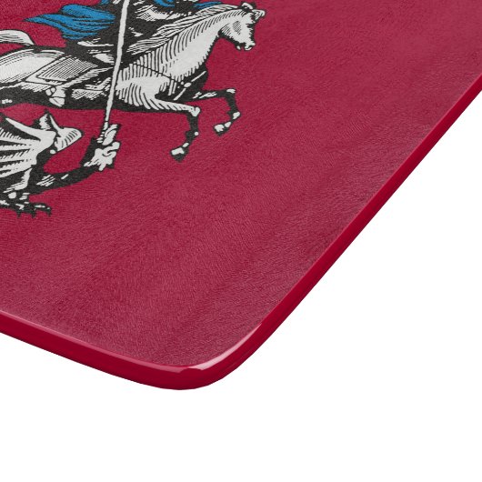 Vlag van Moskou (Russische hoofdstad) Snijplank (Hoek)