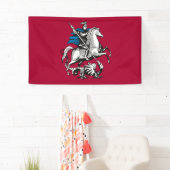 Vlag van Moskou (Russische hoofdstad) Spandoek (Insitu)