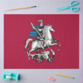 Vlag van Moskou (Russische hoofdstad) Tissuepapier (Craft)