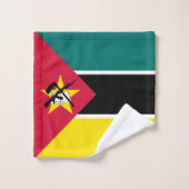 Vlag van Mozambique Bad Handdoek (Wasdoekje)