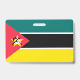 Vlag van Mozambique Badge