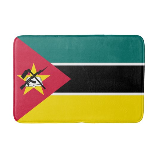 Vlag van Mozambique Badmat (Voorkant)