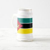 Vlag van Mozambique Bierpul (Voorkant links)
