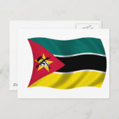 Vlag van Mozambique Briefkaart (Voorkant / Achterkant)