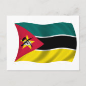 Vlag van Mozambique Briefkaart (Voorkant)
