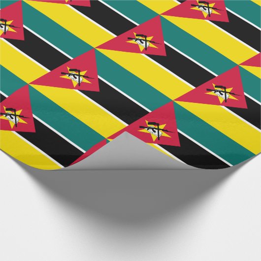 Vlag van Mozambique Cadeaupapier (Hoek)