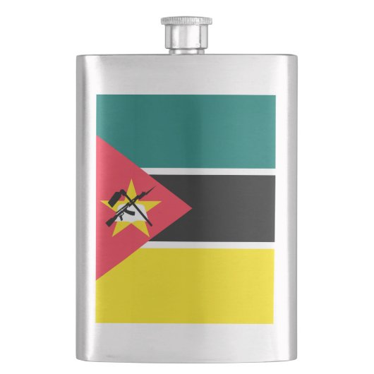 Vlag van Mozambique Flacon (Voorkant)